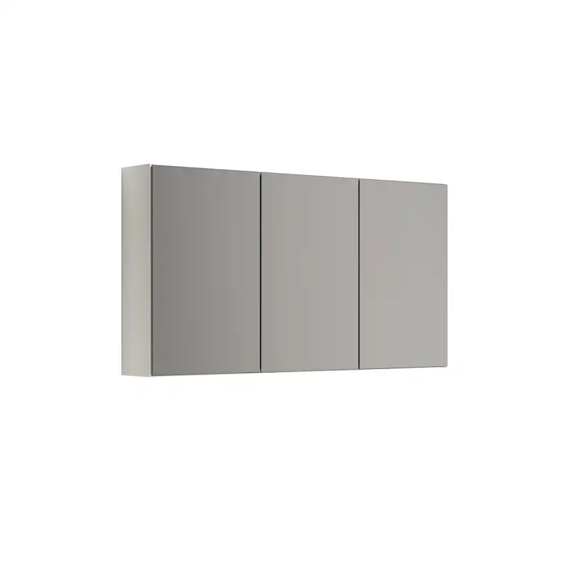 Spegelskåp Select u/lampor 3 lu 64*120 cm Vit Matt, med 3 luckor