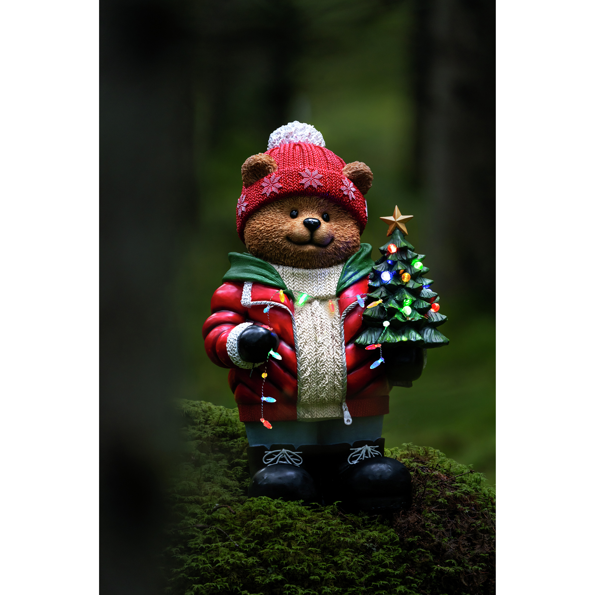 Juldekoration Gnosjö Konstsmide Teddybjörn LED Utomhus