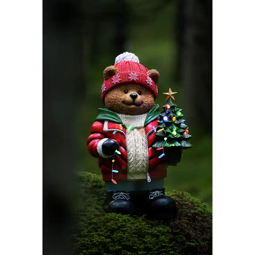 Juldekoration Gnosjö Konstsmide Teddybjörn LED Utomhus
