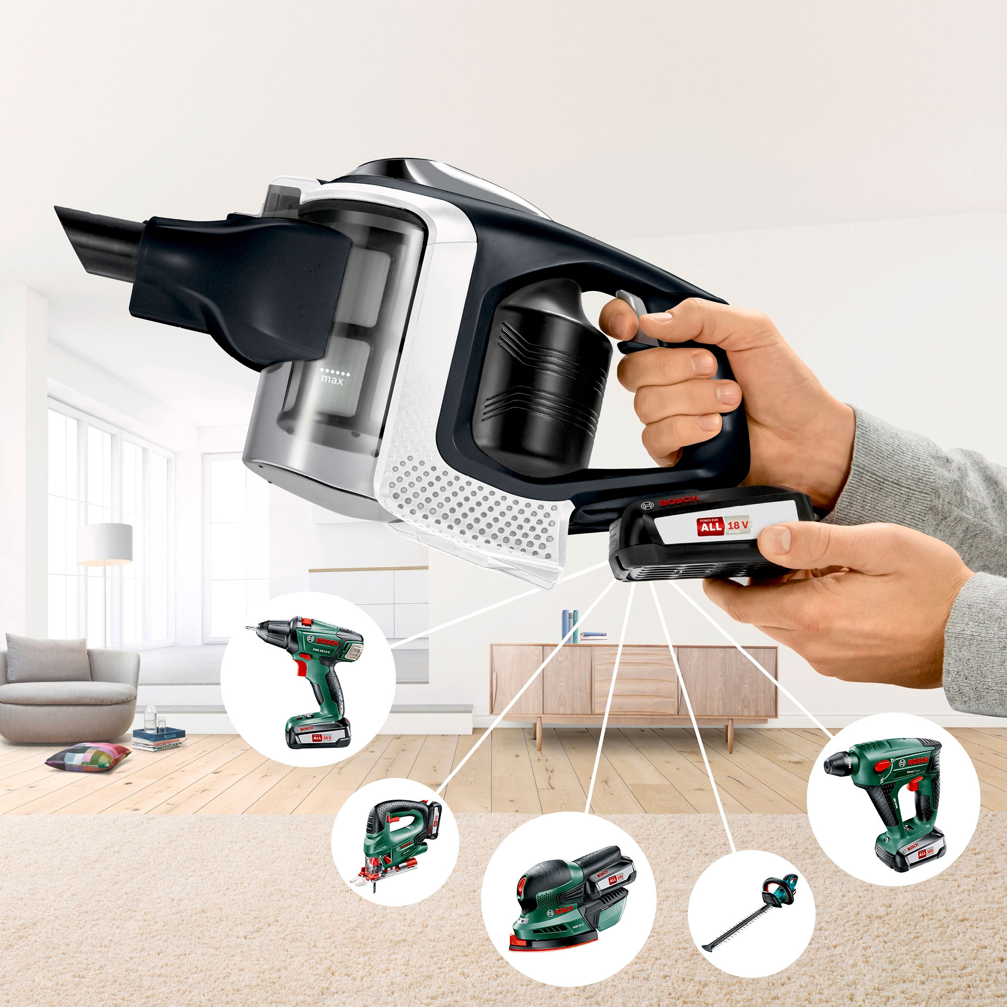 Skaftdammsugare Bosch BBS1114