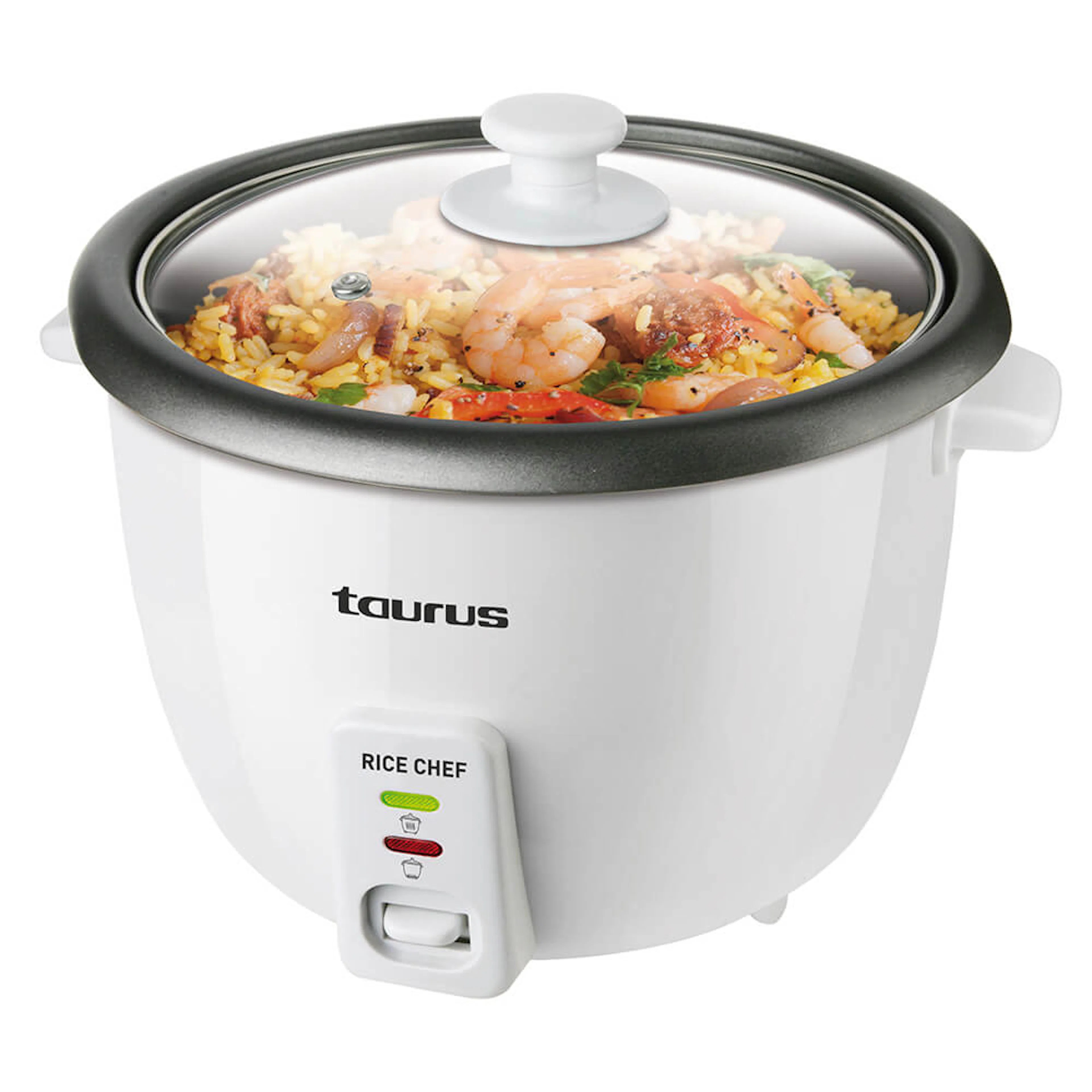 Riskokare Taurus Inkl Tillbehör för Ångkokning 1,8L