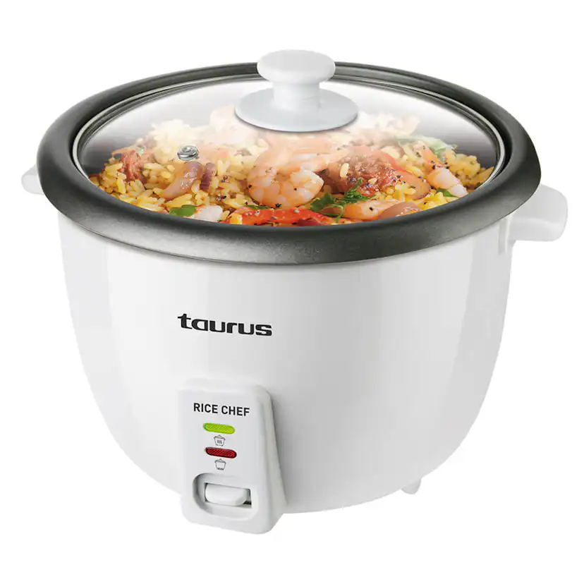Riskokare Taurus Inkl Tillbehör för Ångkokning 1,8L