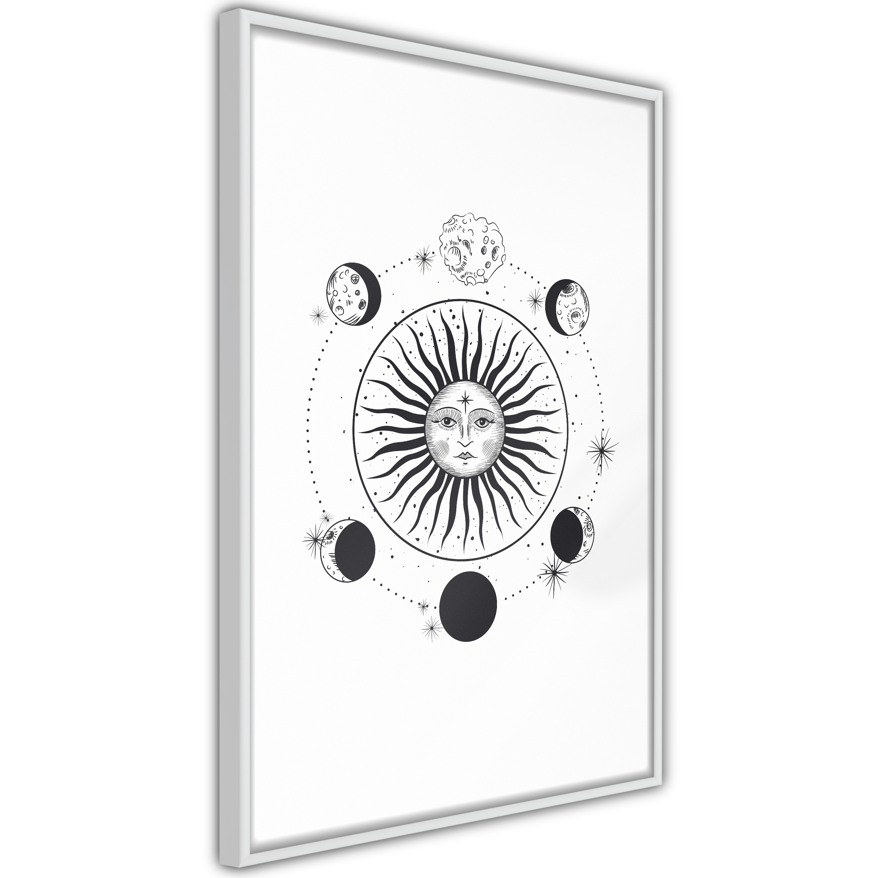 Poster Artgeist Affisch Moon Phases