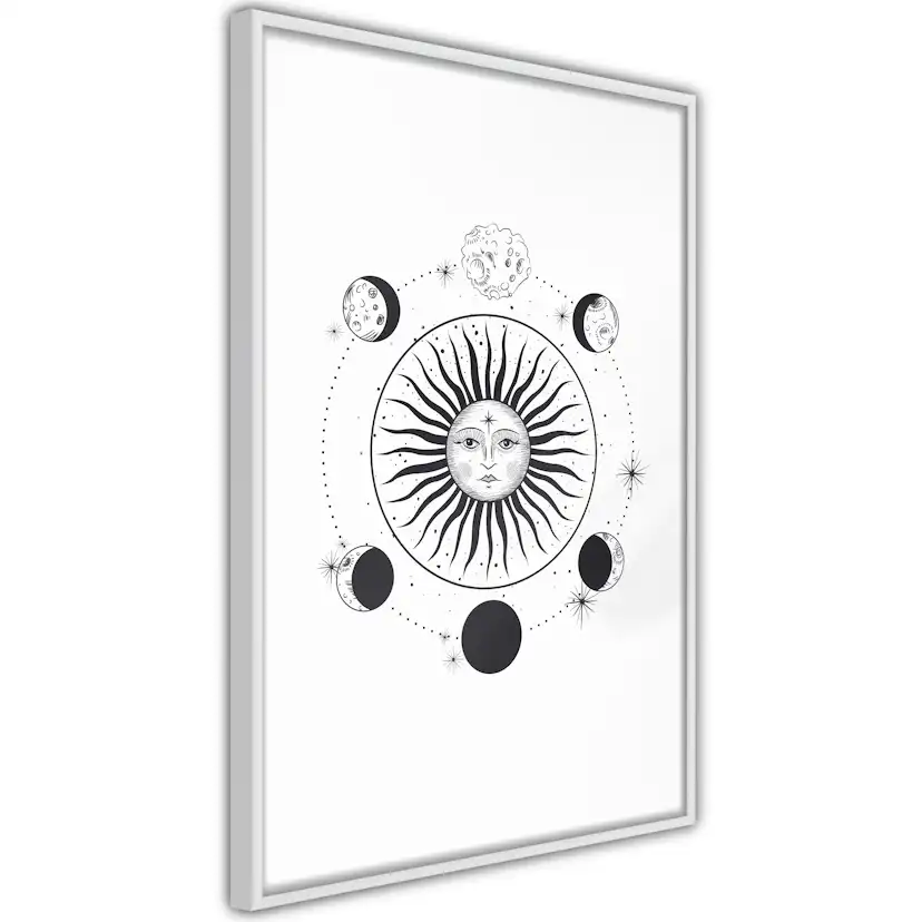 Poster Artgeist Affisch Moon Phases