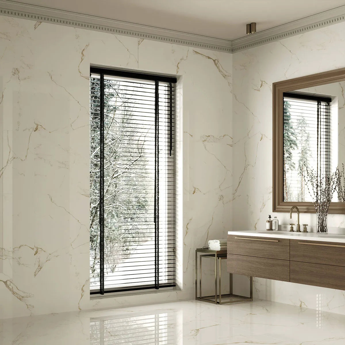 Klinker Tenfors Carrara Gold Marmor Blank 60x60