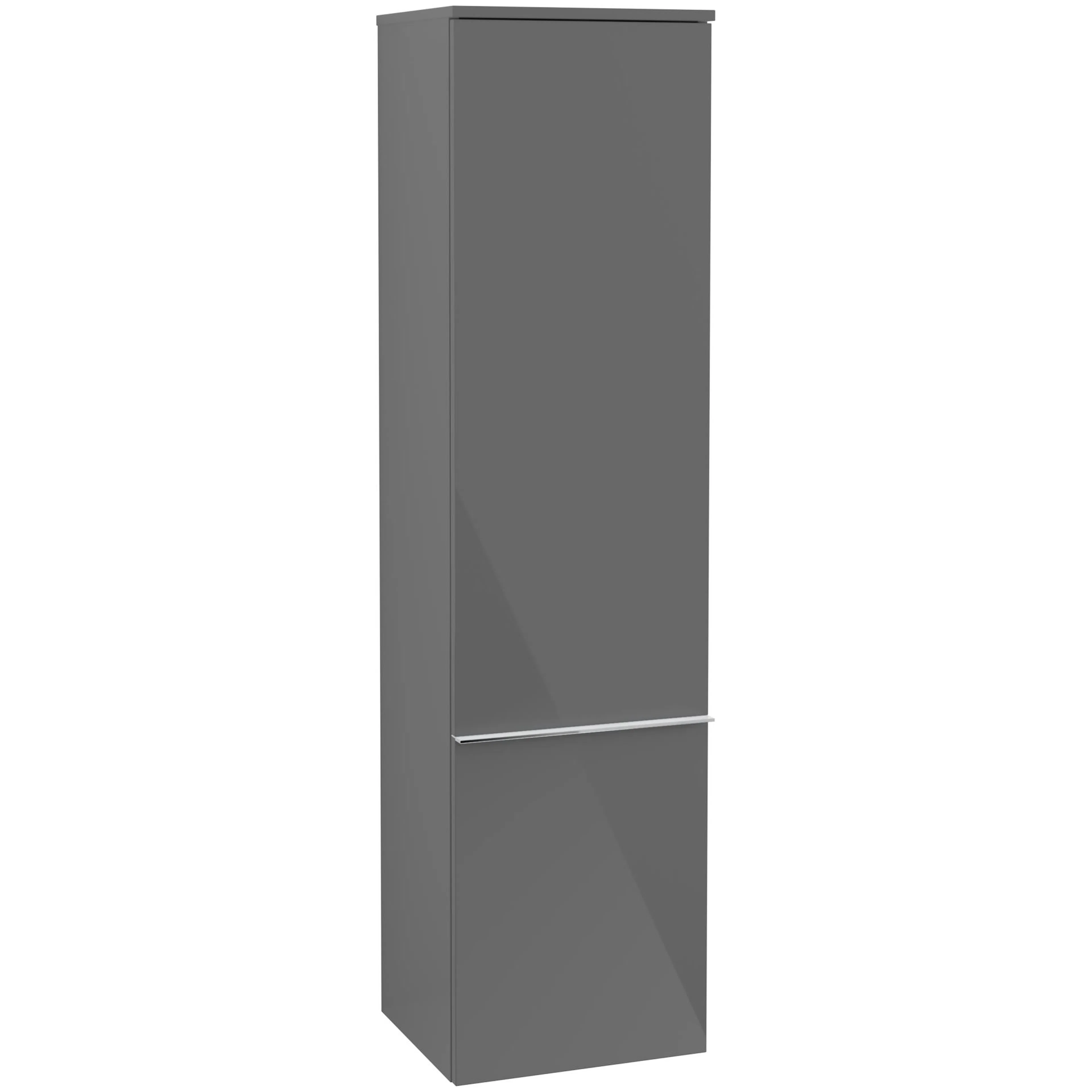 Högskåp Villeroy & Boch Venticello A95101FP Grå Högblank, Gångjärn Vänster, Handtag: Krom