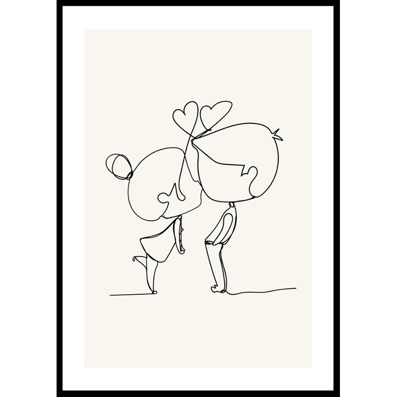 Poster Gallerix Contour of Affection