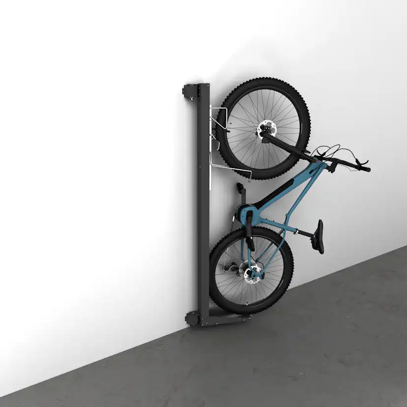Cykelhållare BikeLift för Väggmontering Svängbar Mörkgrå