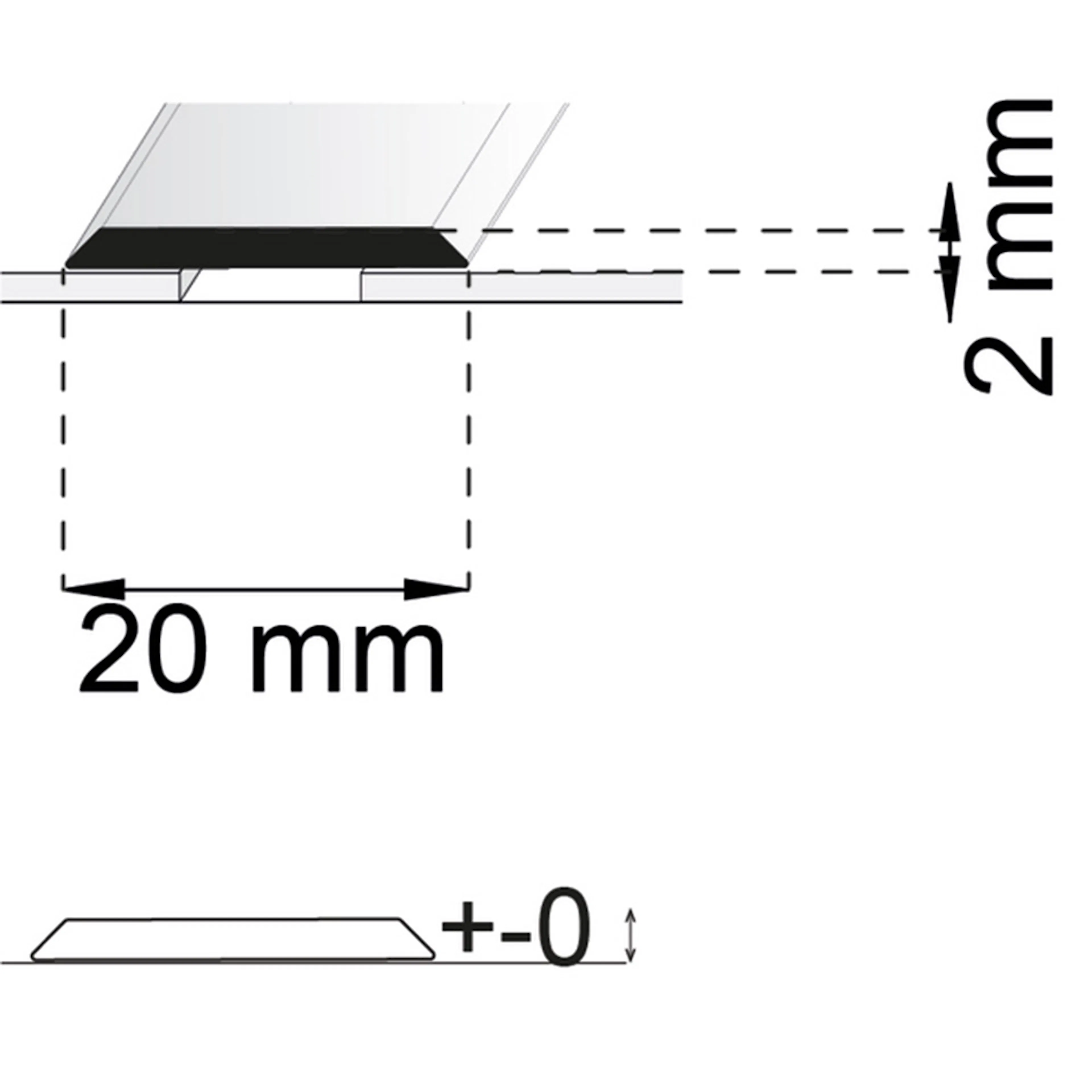 Skarvlist Habo SA25 RF 100 cm 20 mm SB