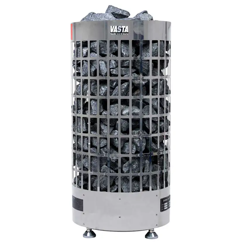 Vasta Bastuaggregat Ignite 6kw, steel, separat, 5-8m3 Färg: Rostfri, Bastuvolym: 5-8 m3, Effekt: 6 kW