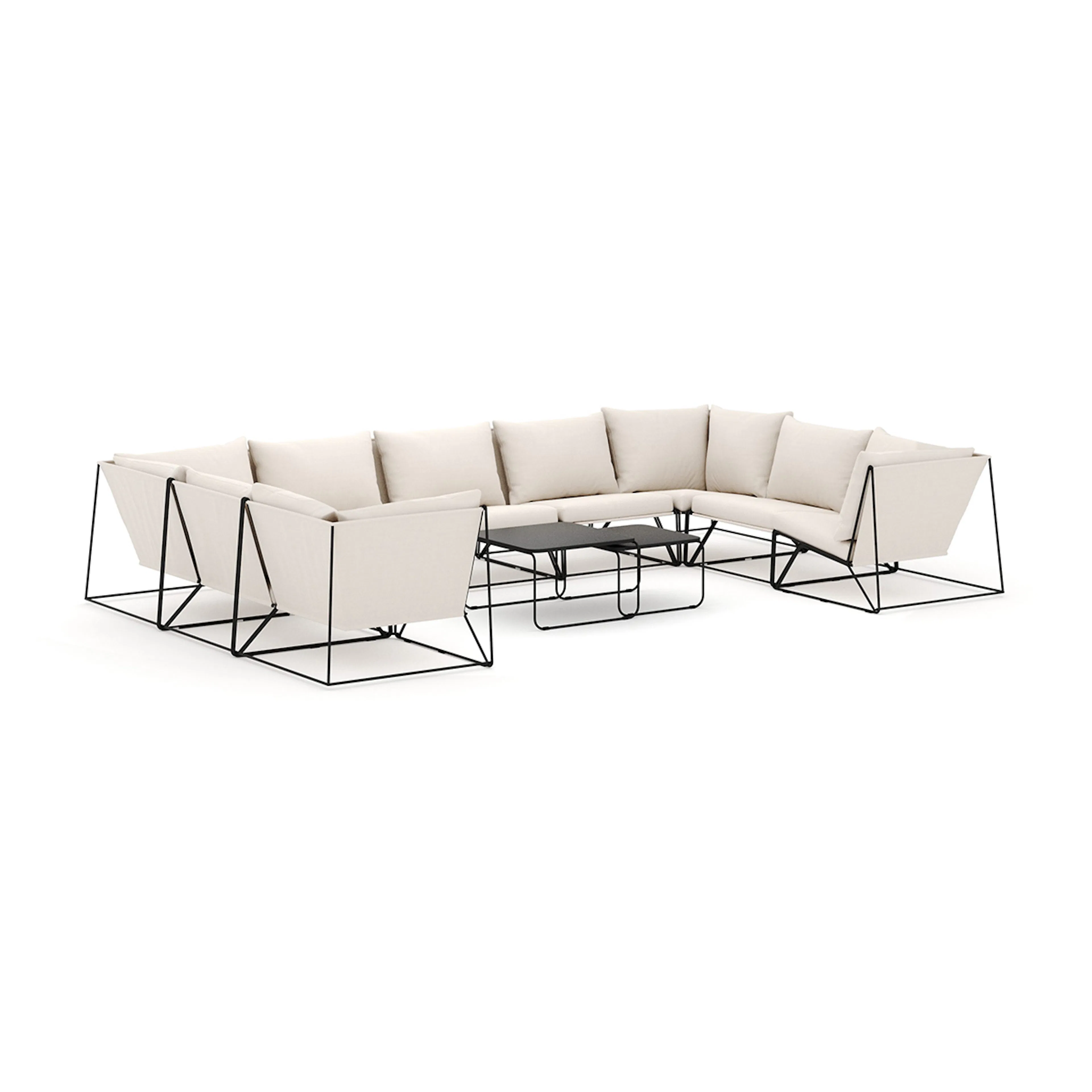 Svart/Beige