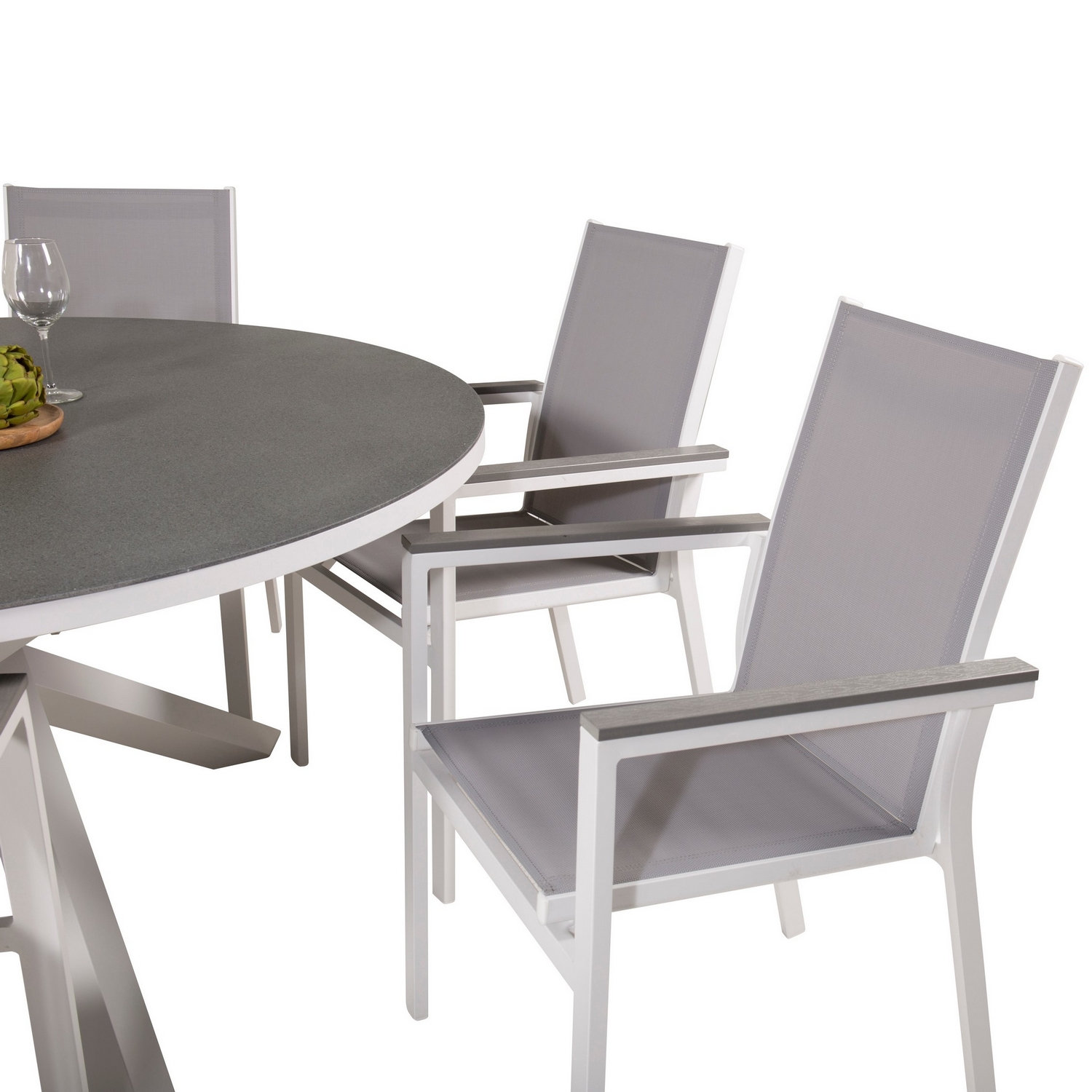 Matgrupp Venture Home Copacabana med 6 Pincy Karmstolar