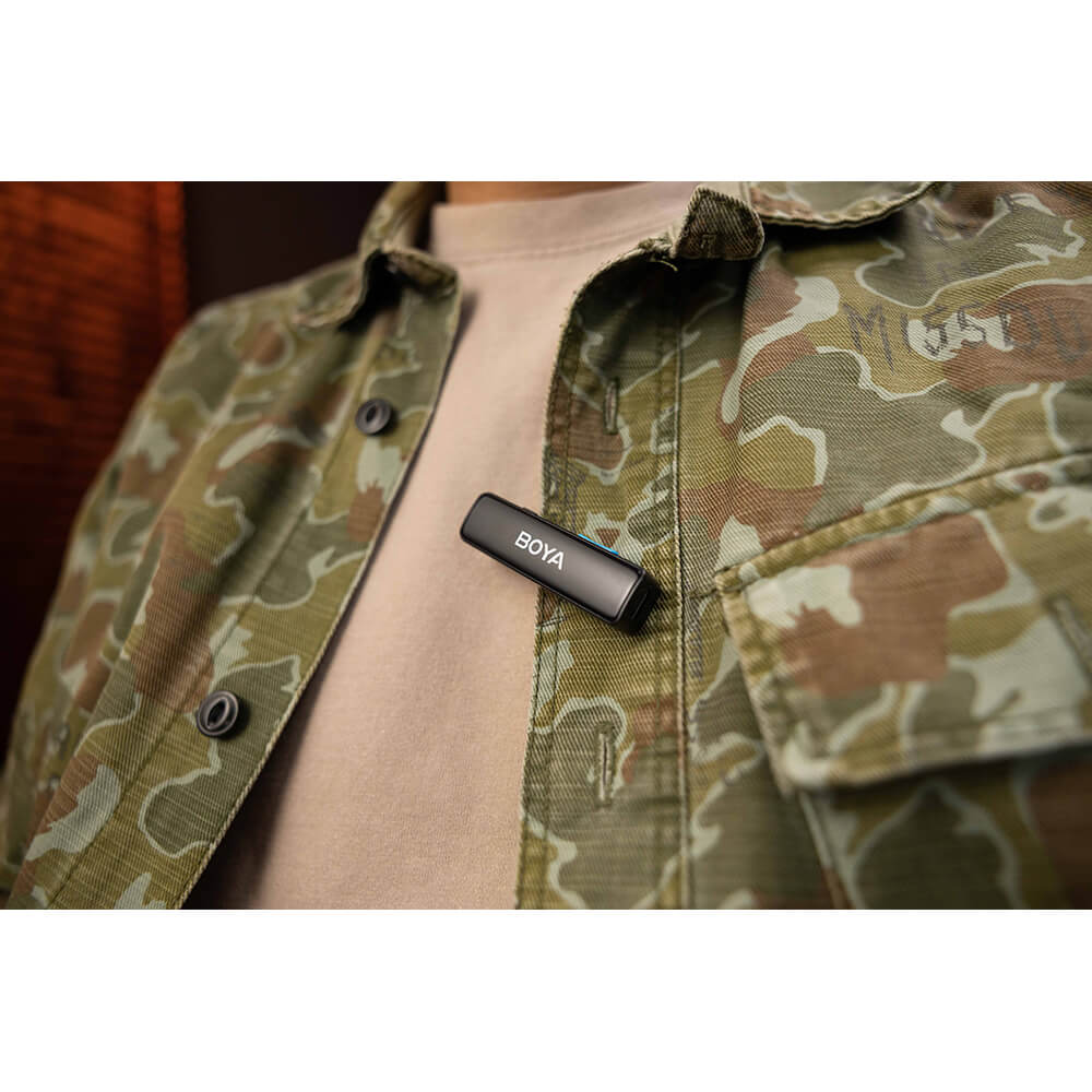 Mikrofonsystem BOYA Trådlöst Boyalink X2, 3.5mm, Lightning & USB-C