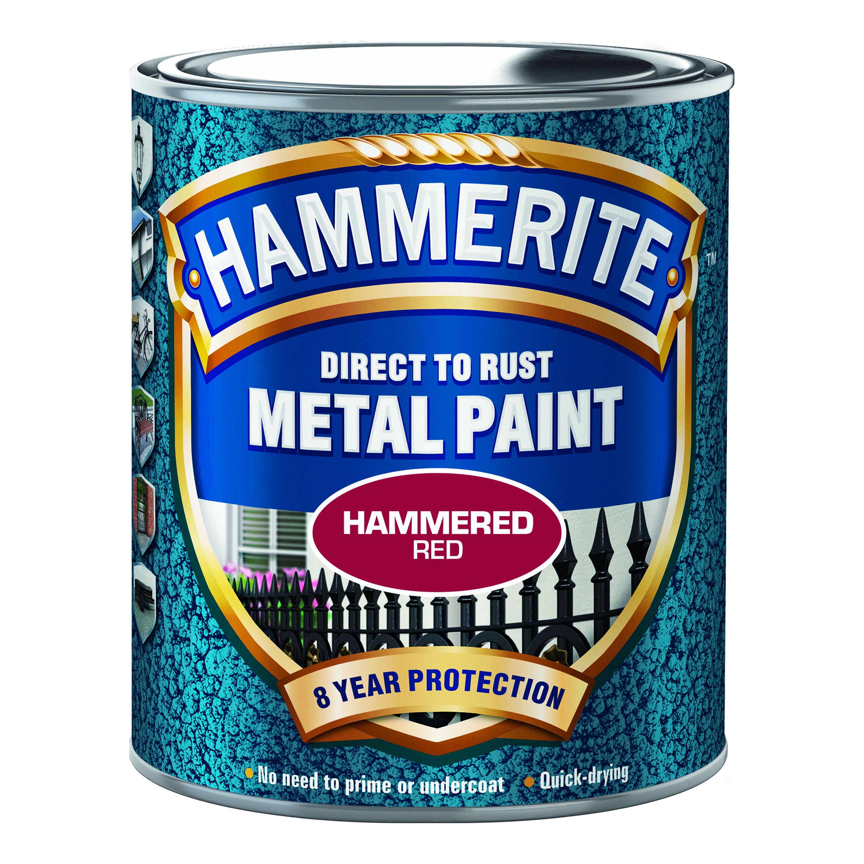 Rostskyddsfärg Hammerite Hammarlack Röd 250ml