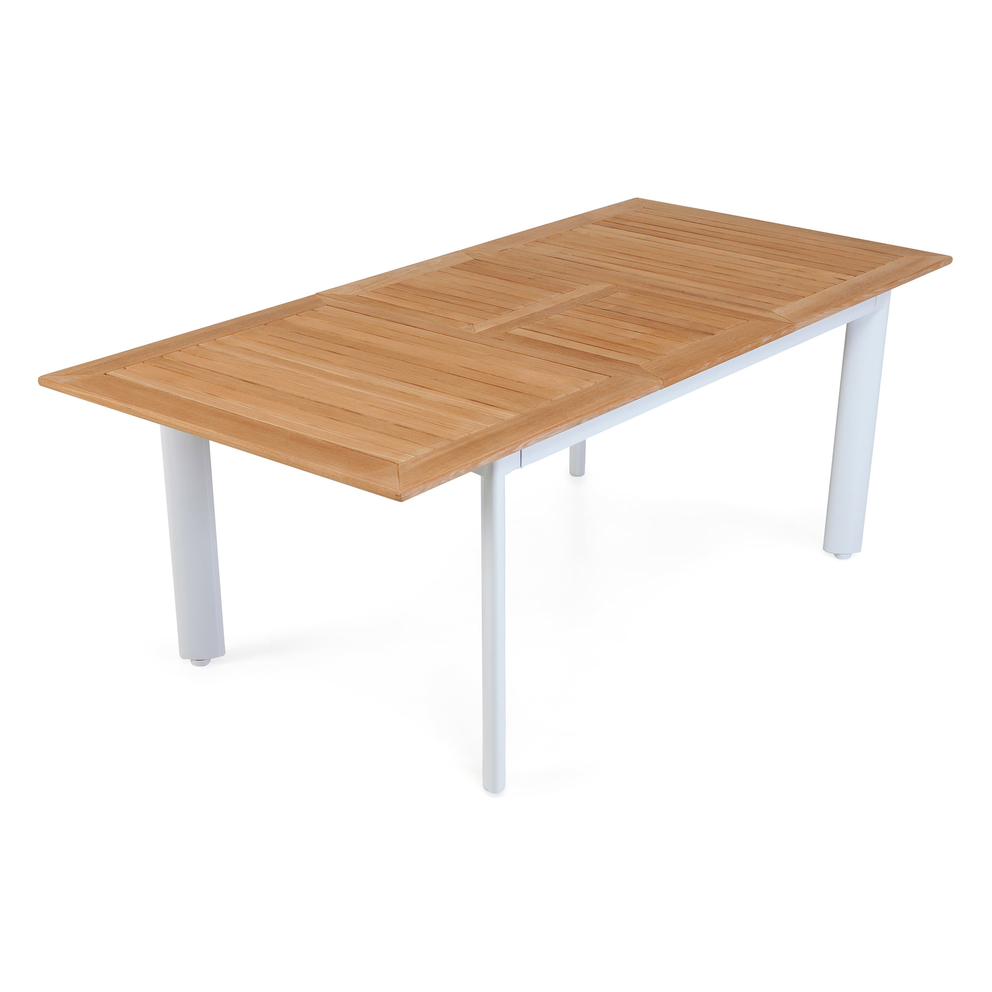 Matgrupp Hillerstorp Nydala 4 Karmstolar Teak/Vit