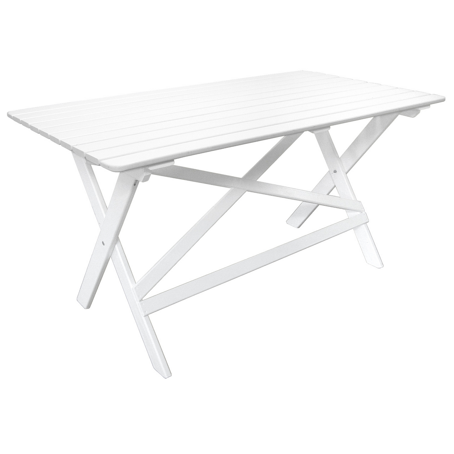 VISBY folding set Vit