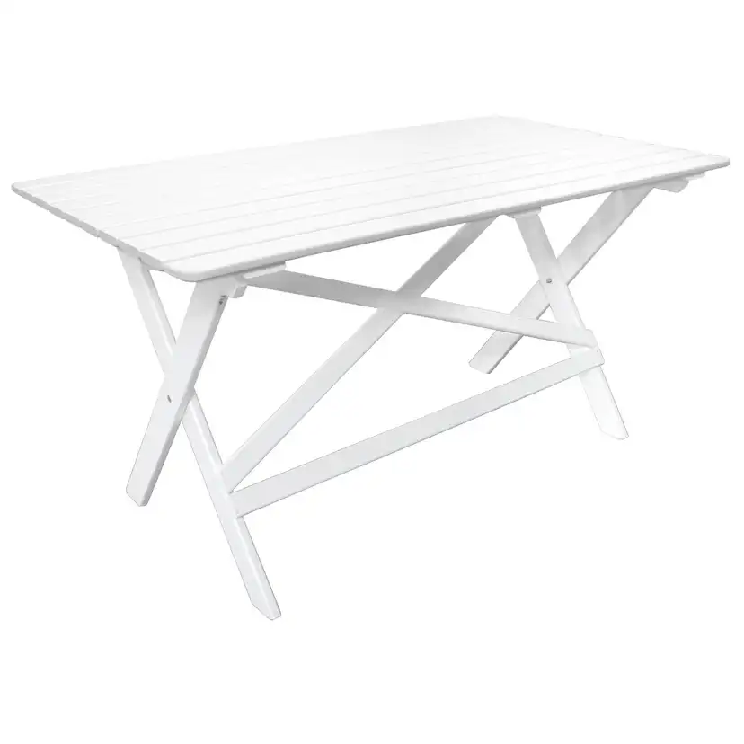 VISBY folding set Vit