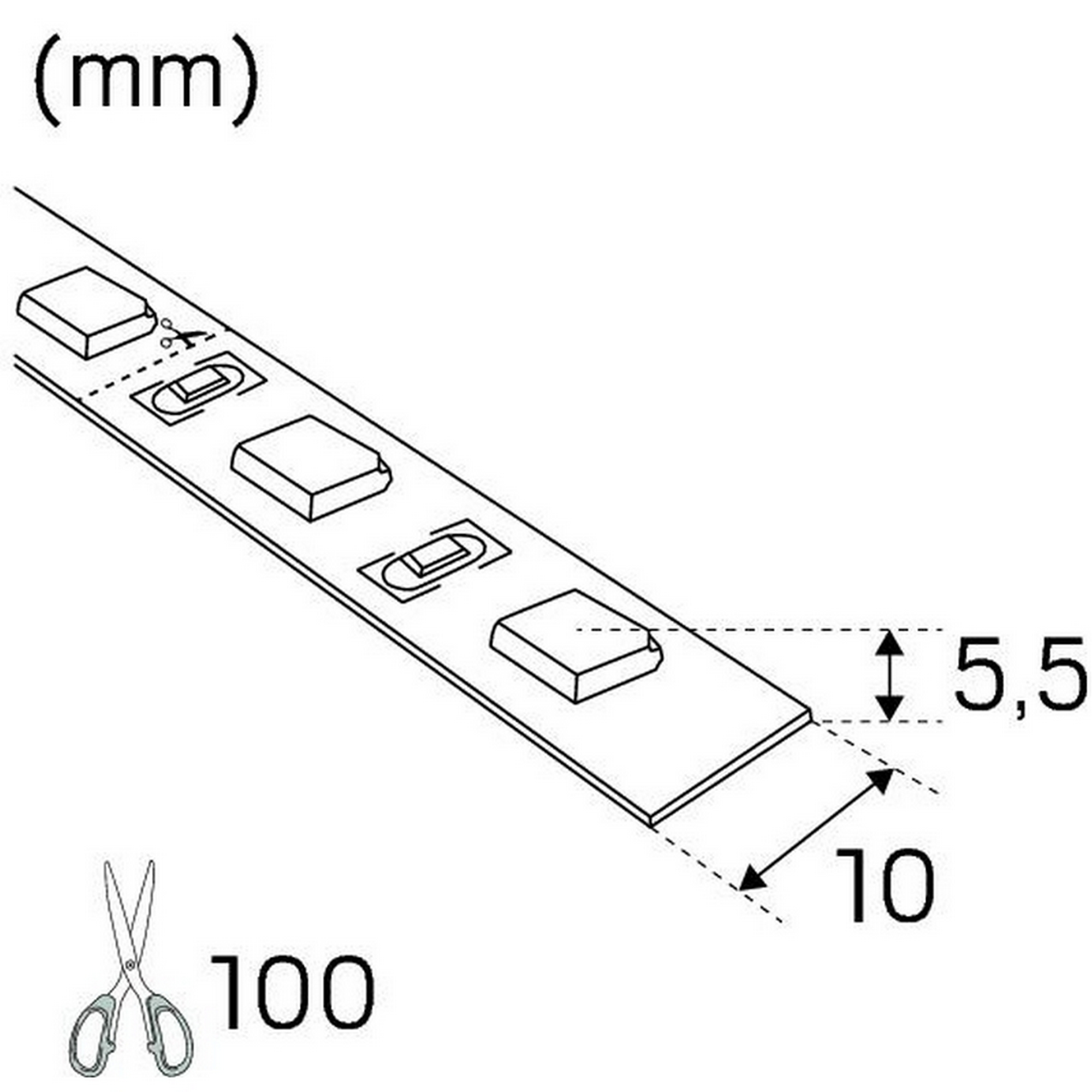 LED-Strip Hide-a-lite RX 24V 4000K 5 m