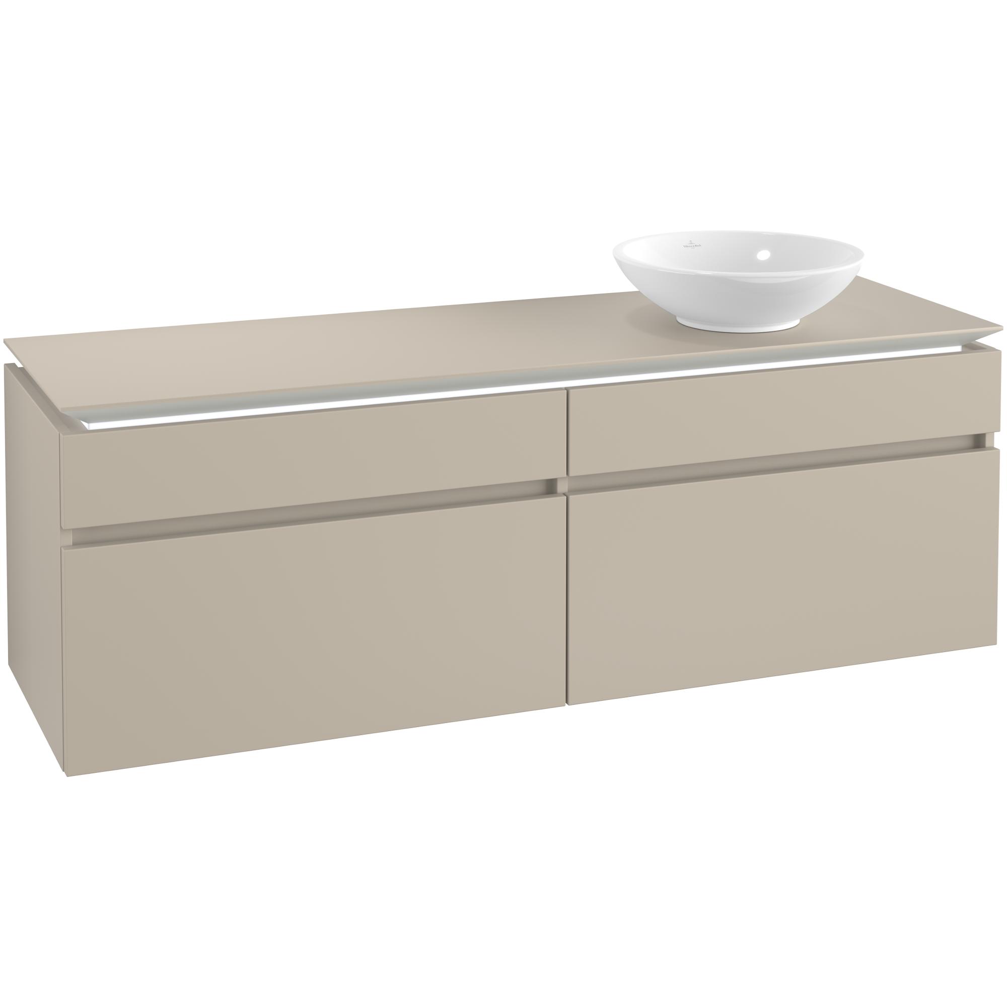 Tvättställsskåp Villeroy & Boch Legato 1600 med 4 Lådor för Fristående Tvättställ