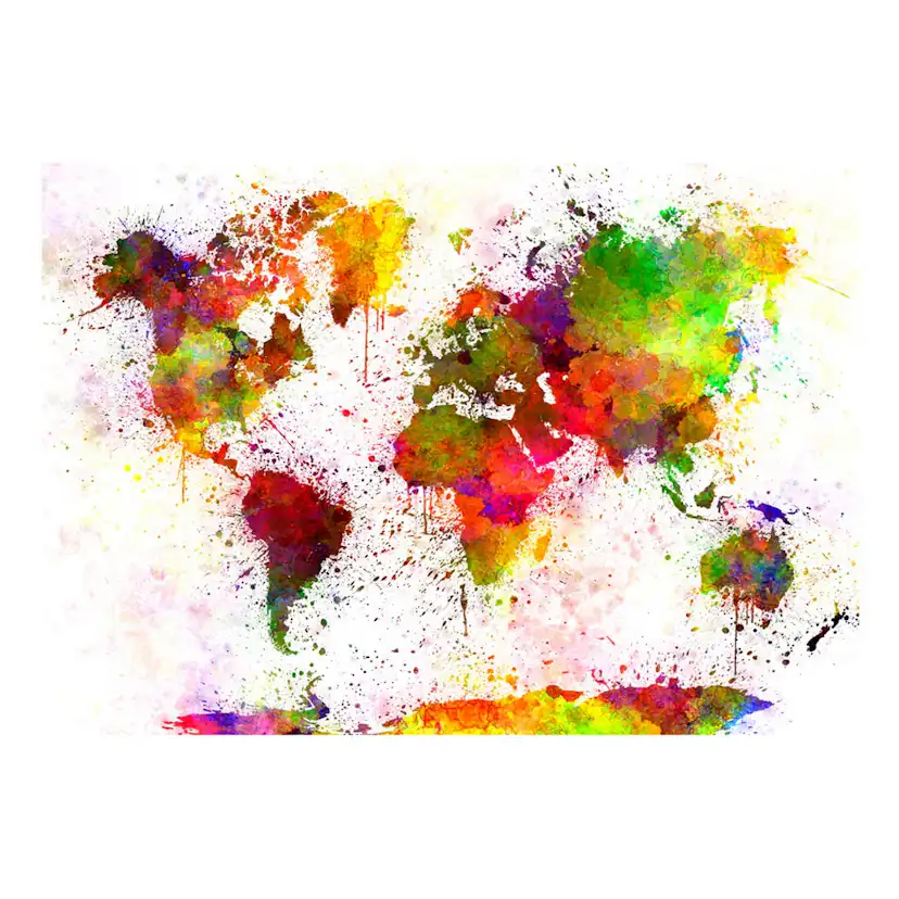 Fototapet Arkiio Självhäftande Dyed World