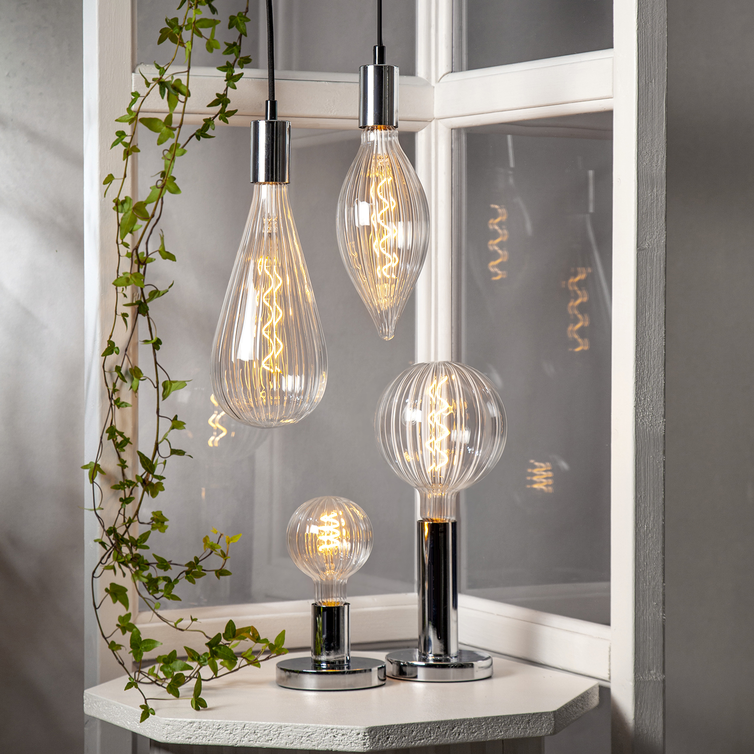 LED-lampa Star Trading Decoled Line E27 G150