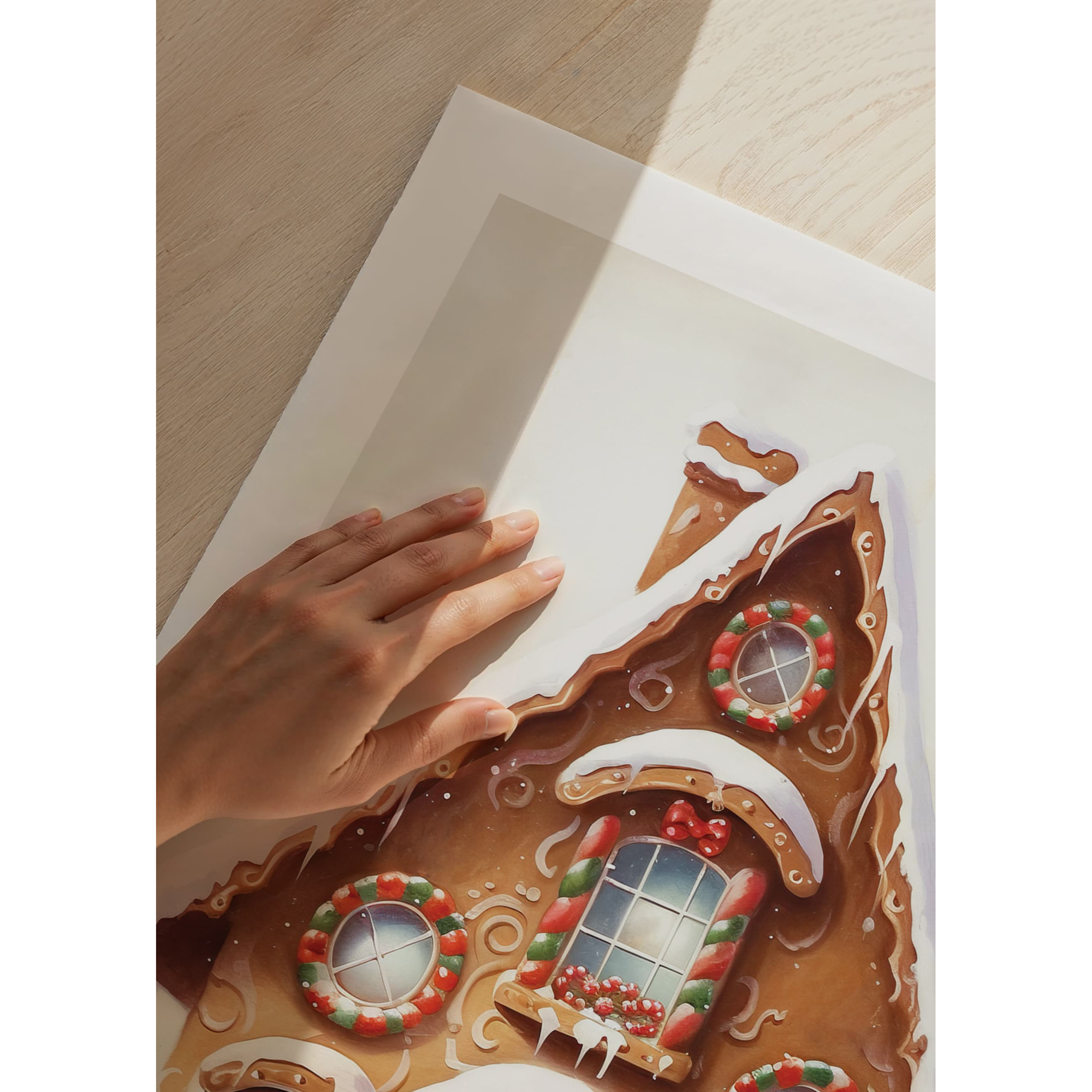 Poster Gallerix Gingerbread Candy House