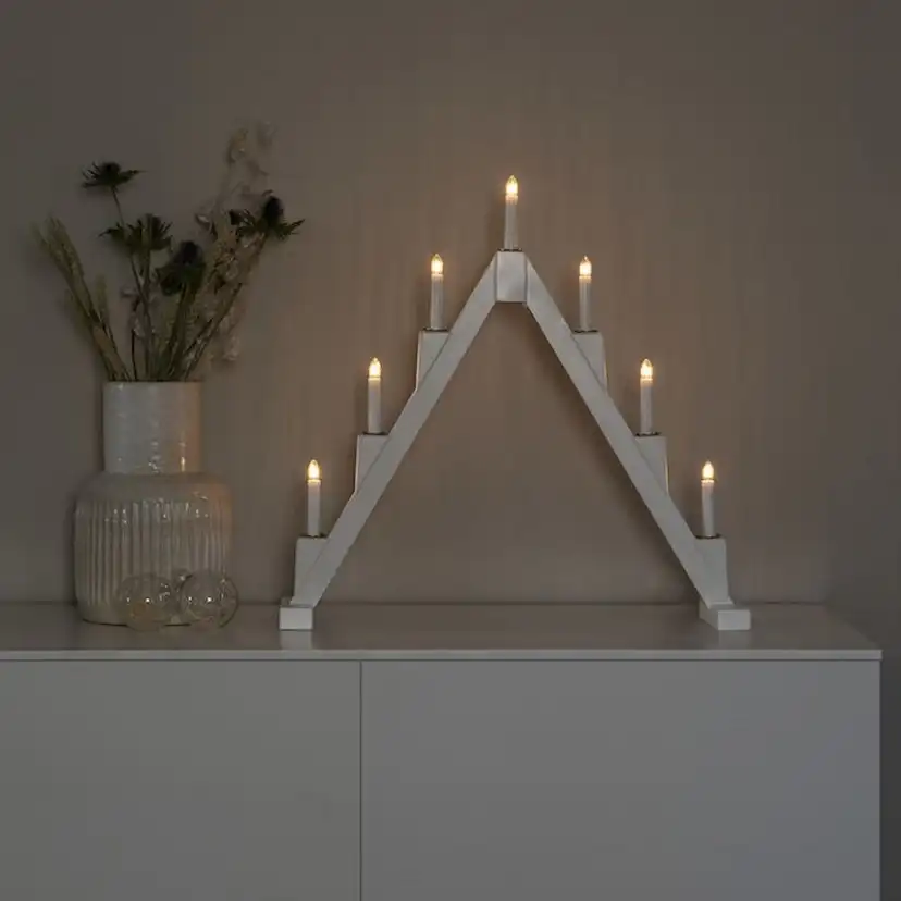 Adventsljusstake Gnosjö Konstsmide 7L Vikbar