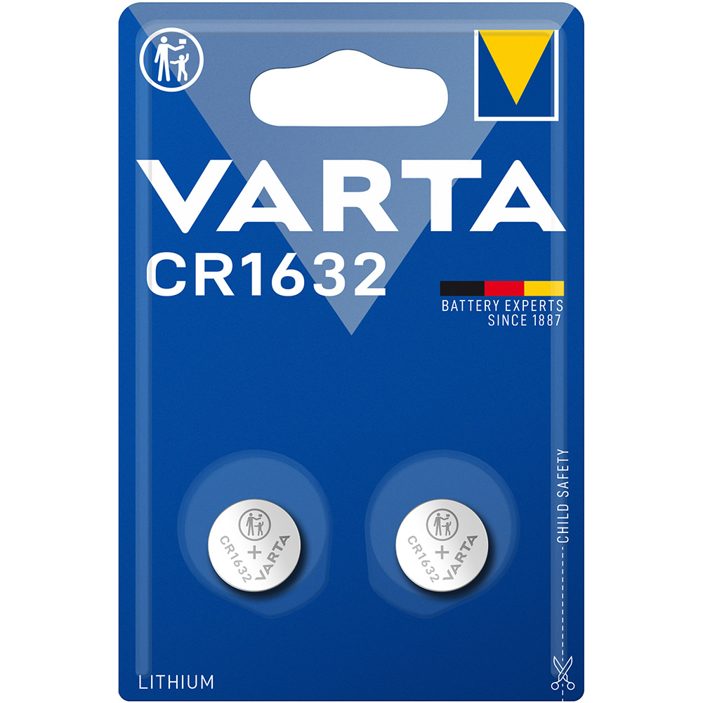 Batteri Varta CR1632 3V Lithium Knappcellsbatteri