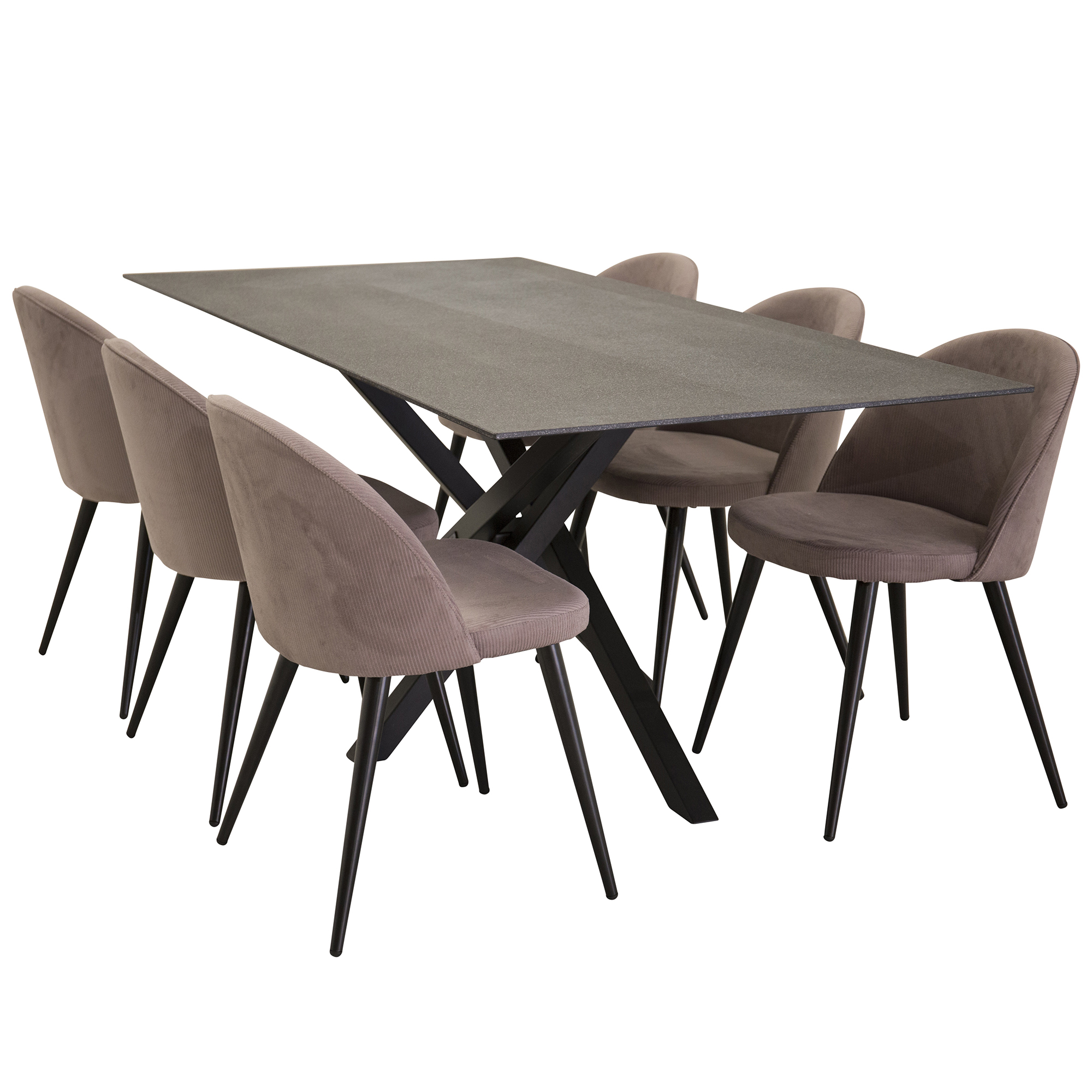 Matgrupp Venture Home Piata med 6 Valentina Stolar Manchester