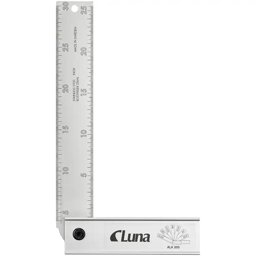 Ställbar Luna Tools Vinkelhake Aluminium