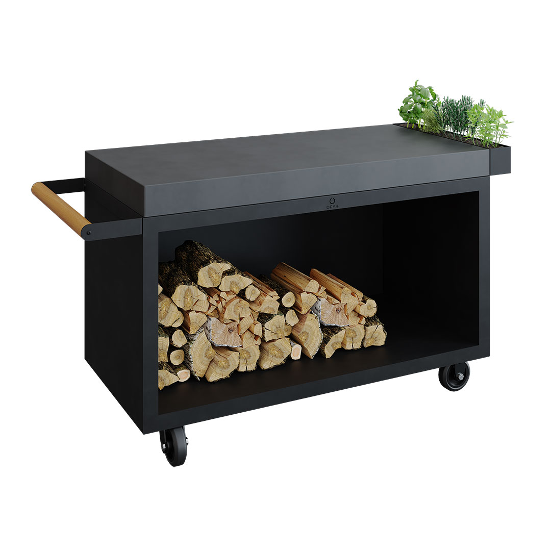 OFYR Mice en place table Black 135 PRO CD Svart, Modell: CD (Toppskiva i keramik)