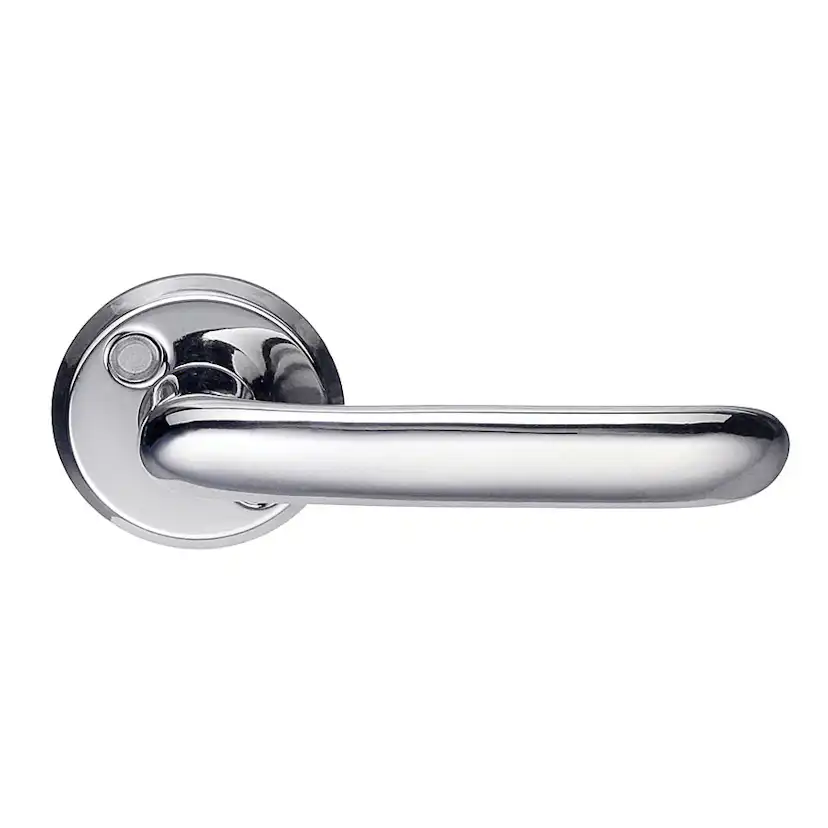 Ytterdörrhandtag Beslagsboden B725 Blankpolerad Nickel