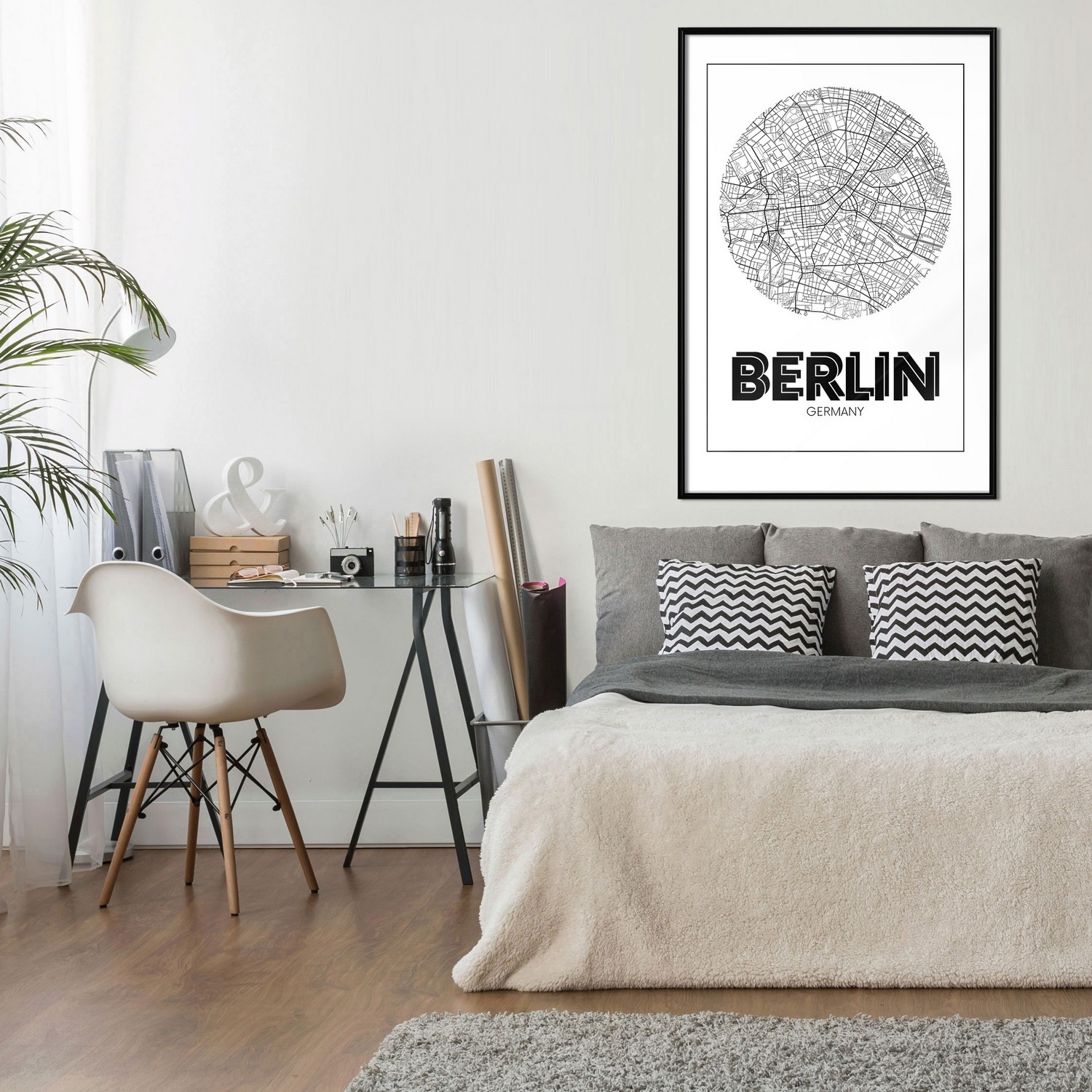 Poster Artgeist Affisch Retro Berlin