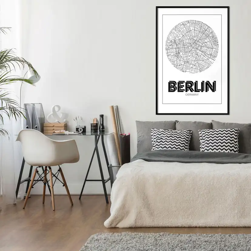 Poster Artgeist Affisch Retro Berlin