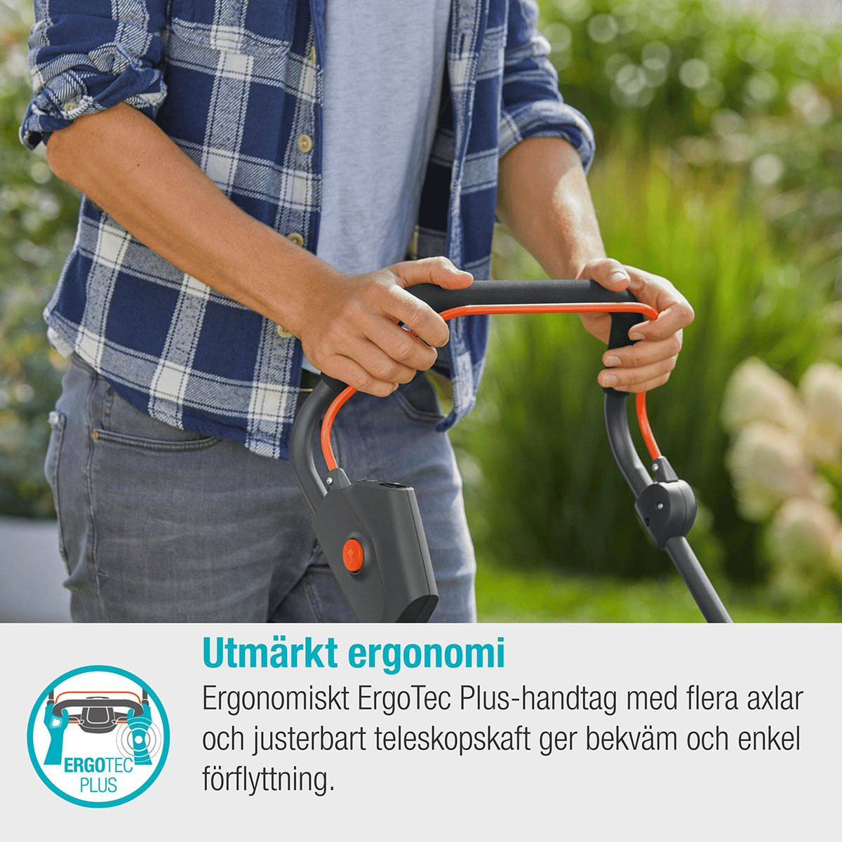 Batterigräsklippare Gardena PowerMax 37/36V P4A med Batteri och Laddare