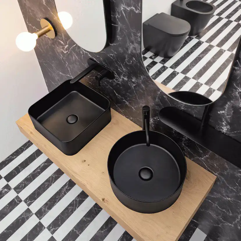 Tvättställ Lavabo Mate Slim 400x400 mm
