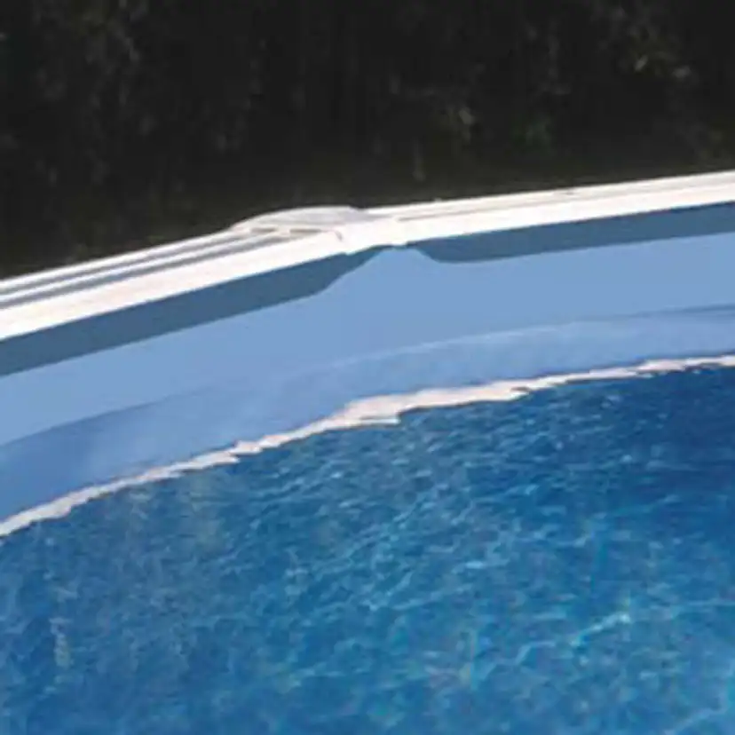 Blå Liner Planet Pool För Runda Pooler