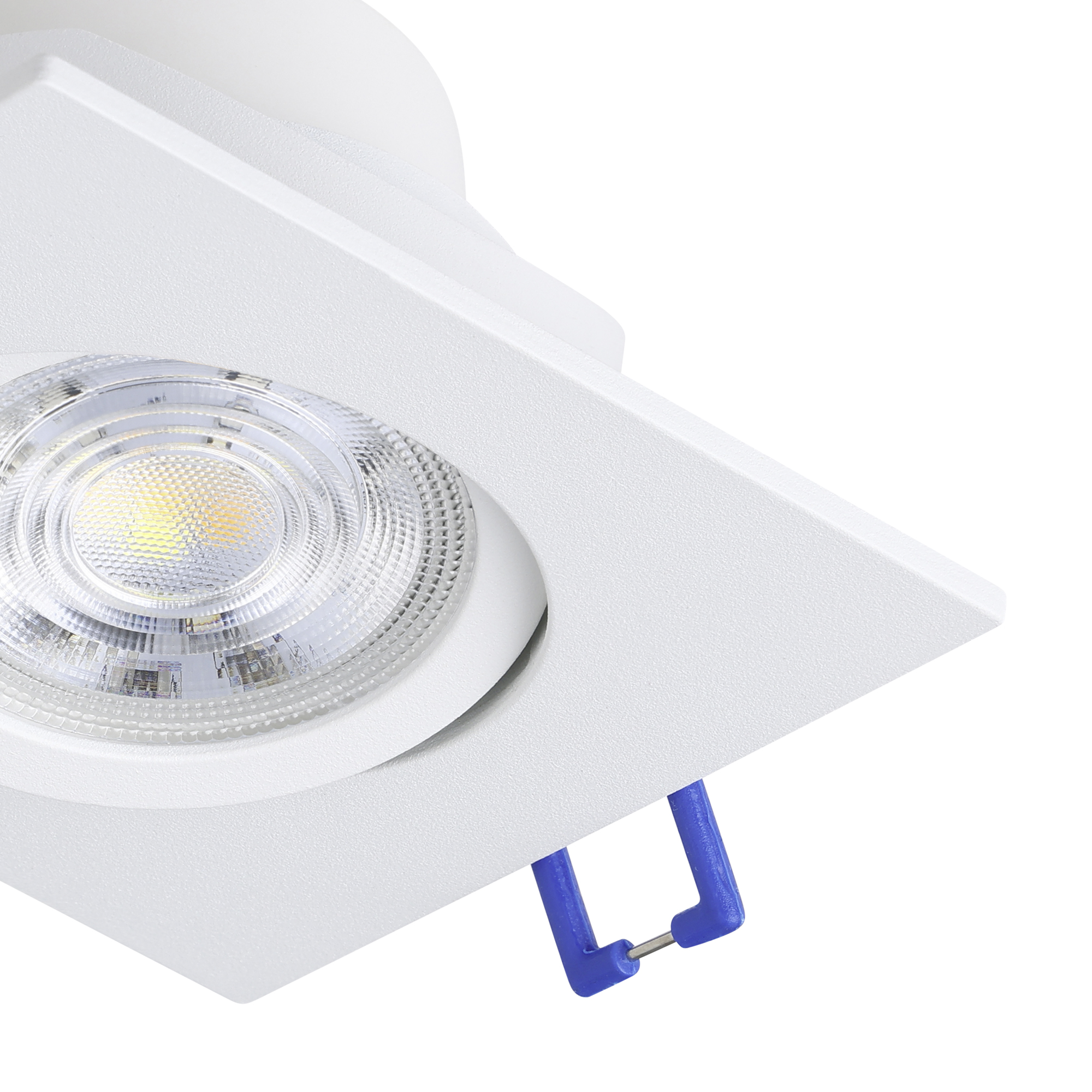 Infälld Lampa Eglo Saliceto Vit 88x88 mm 4000K