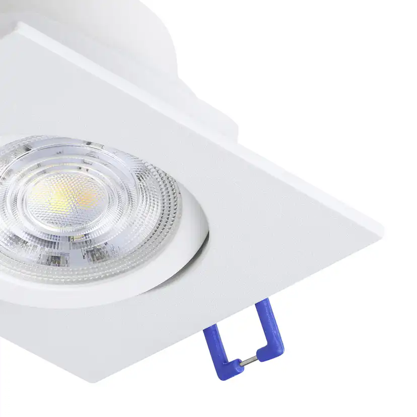 Infälld Lampa Eglo Saliceto Vit 88x88 mm 4000K