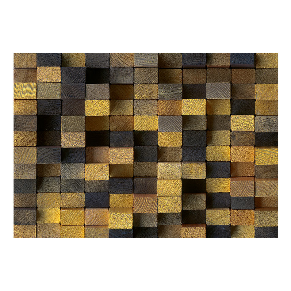 Fototapet Arkiio Wooden cubes 100x70 Storlek: 100x70 cm