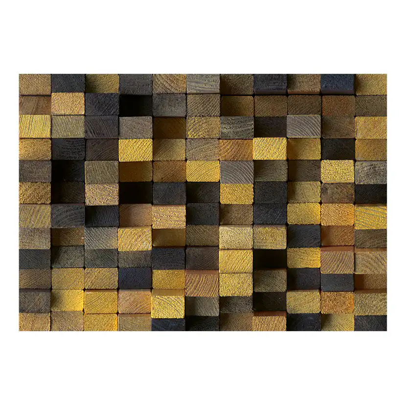 Fototapet Arkiio Wooden cubes 100x70 Storlek: 100x70 cm