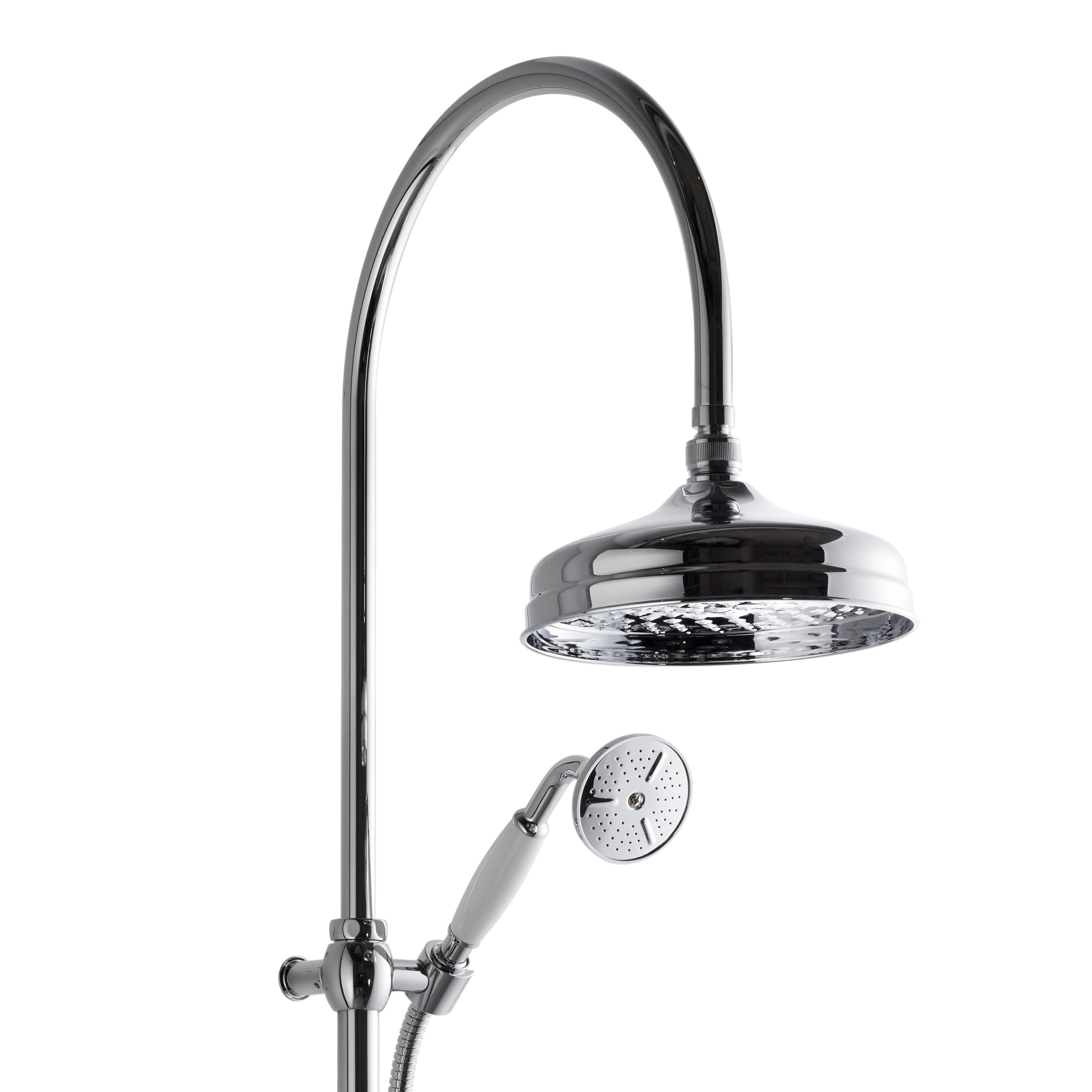 Takduschset Tapwell Classic XCOL 022 med Badkarsblandare Kro Färg: Krom