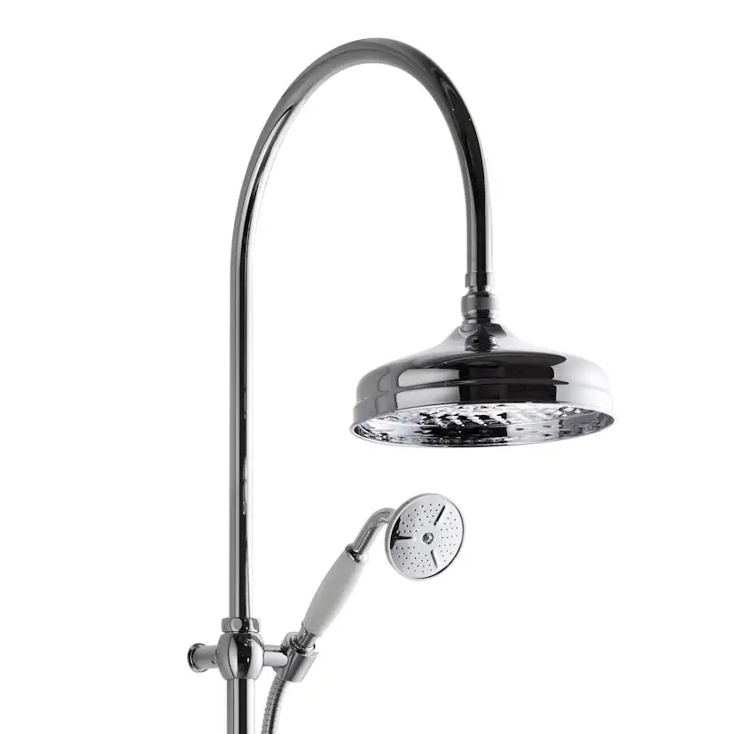 Takduschset Tapwell Classic XCOL 022 med Badkarsblandare Kro Färg: Krom