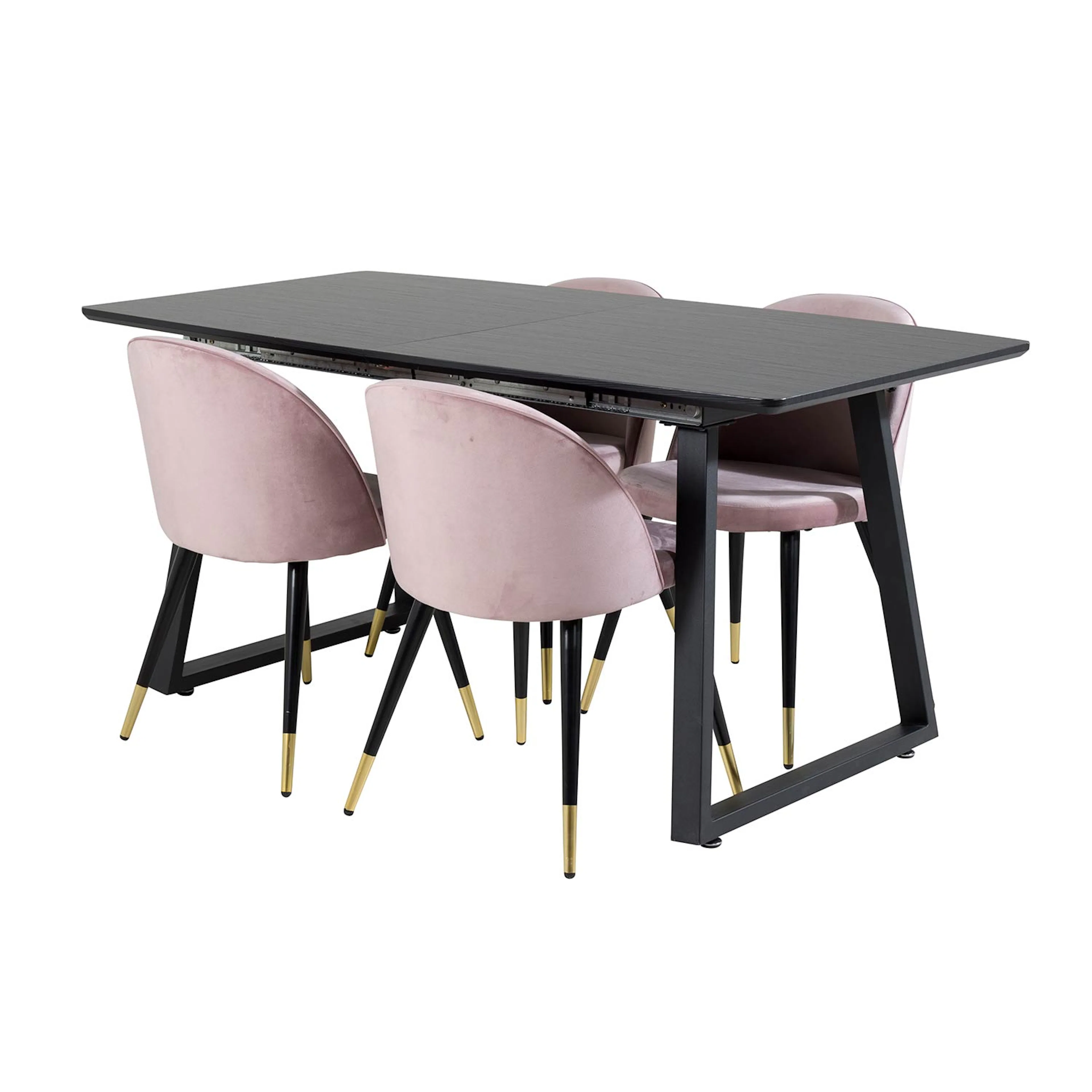 Svart/Rosa/Mässing