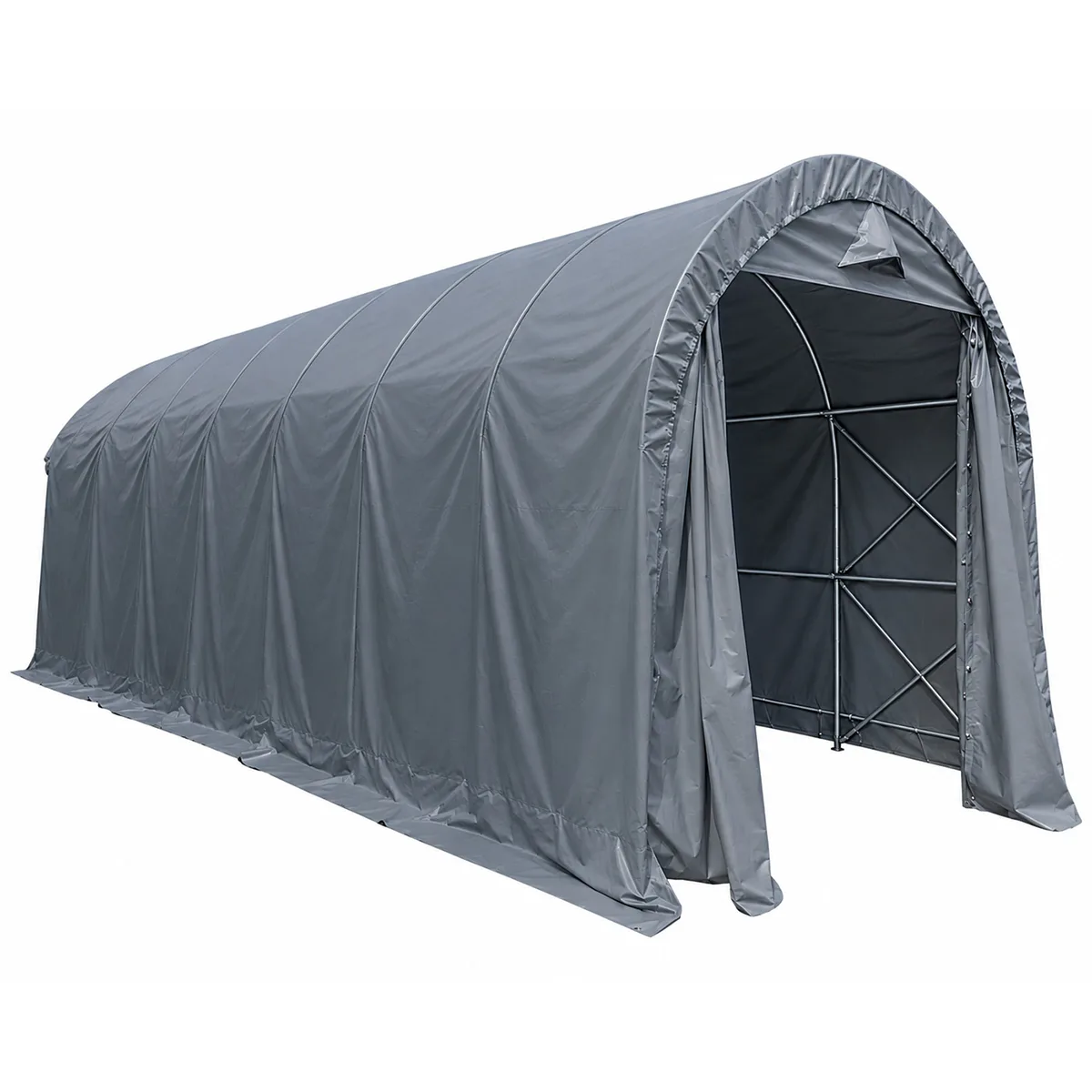 Garagetält Timco G500 4 x 10 m Grå