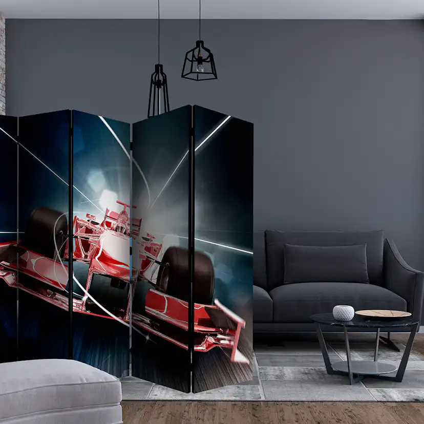 Rumsavdelare Skärmvägg Arkiio Speed And Dynamics Of Formula 1 II 225x172 cm