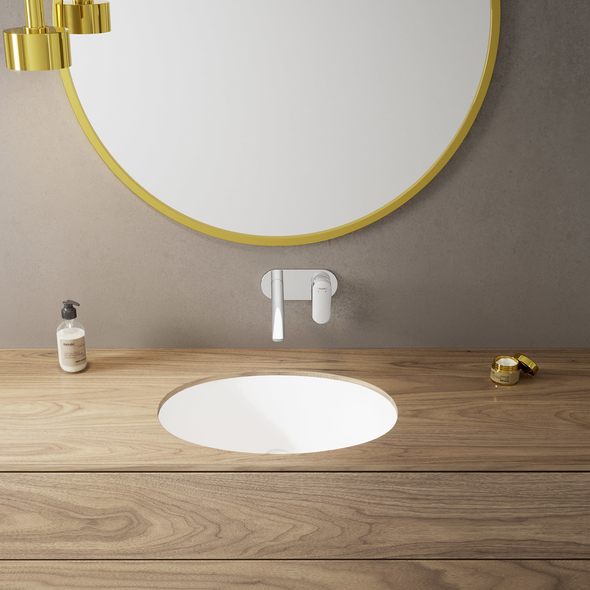 Tvättställsblandare Hansgrohe Vernis Blend för Inbyggnad