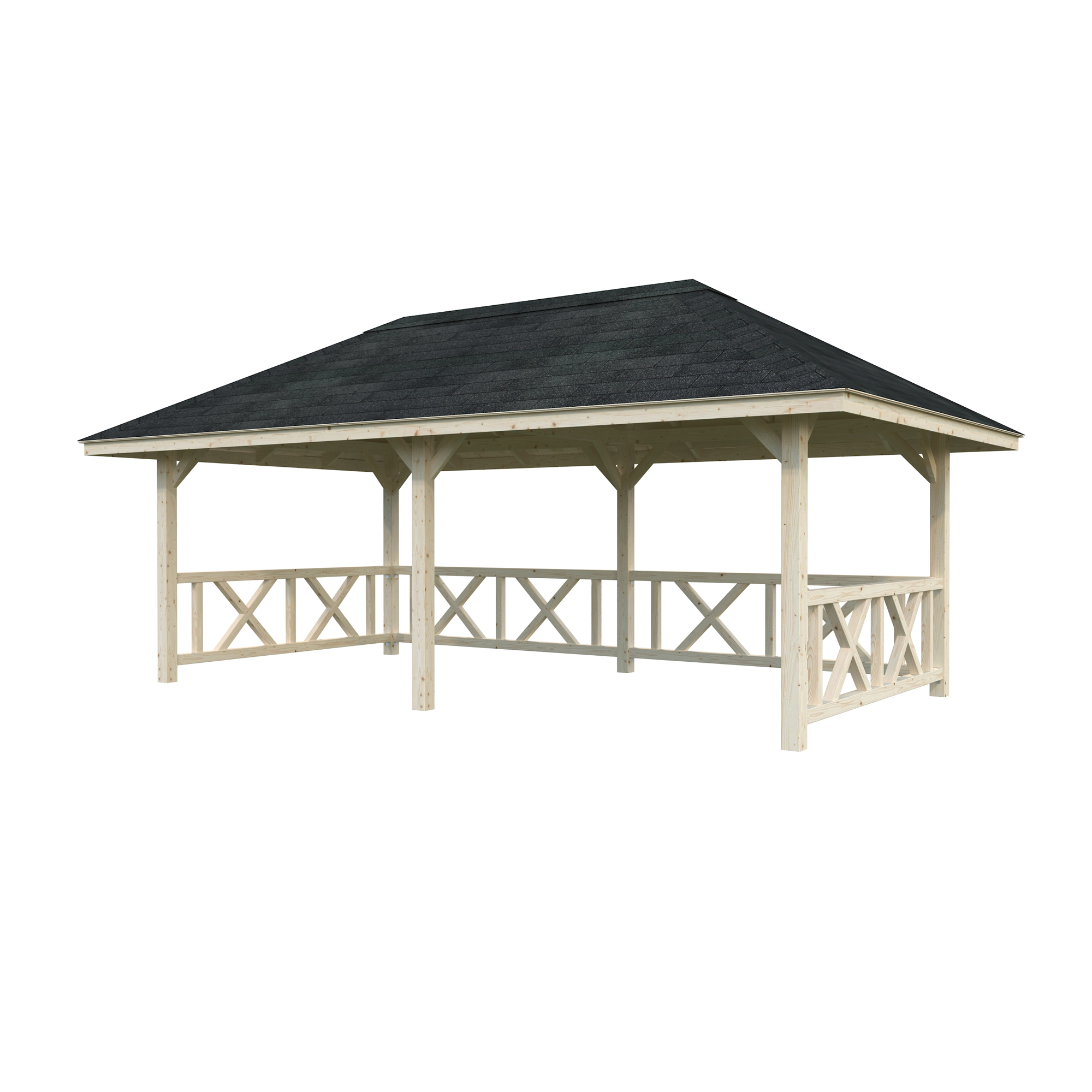 Paviljong Palmako Bianca 16,6 m2 Set 107