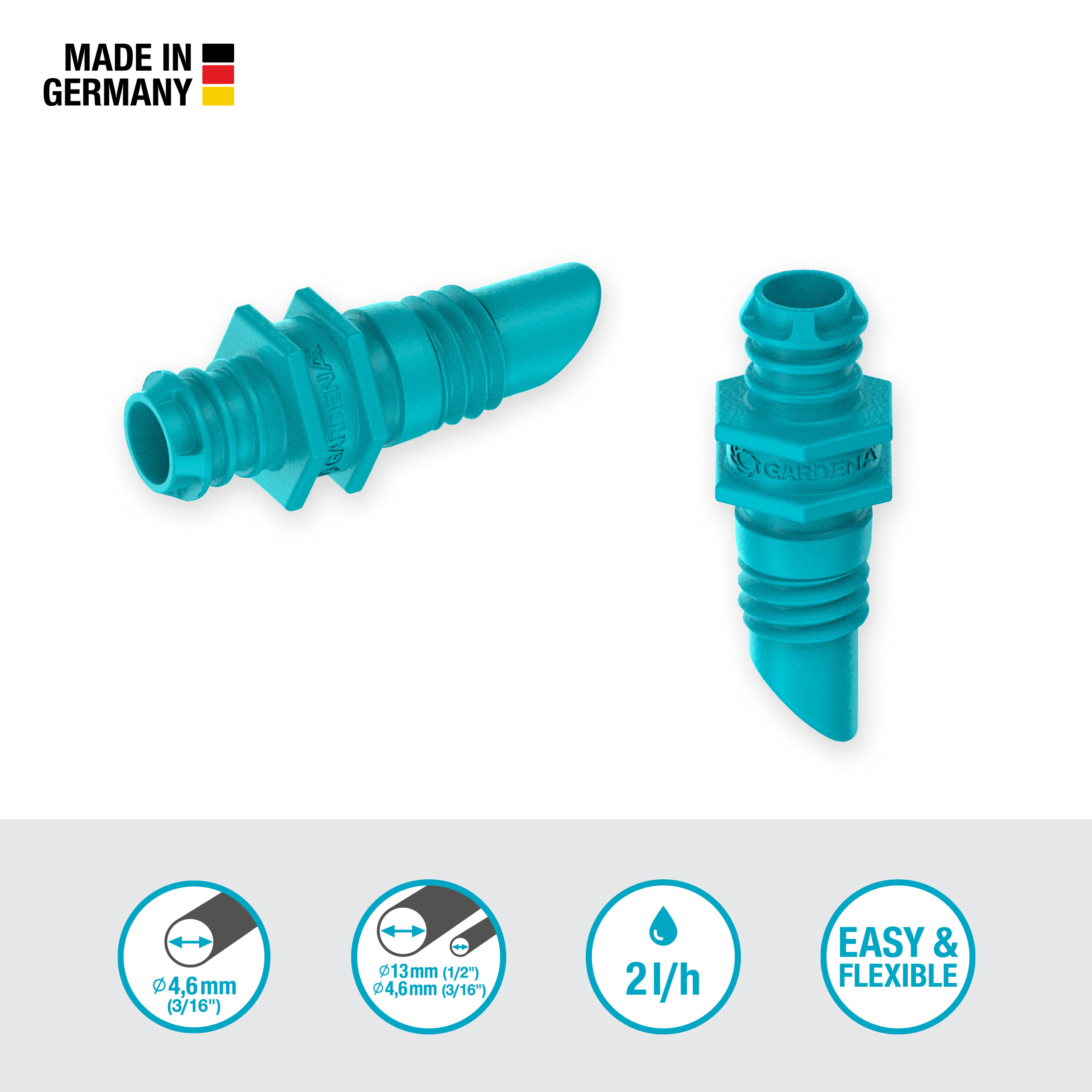 Droppspridare Gardena Micro-Drip 2 l/h