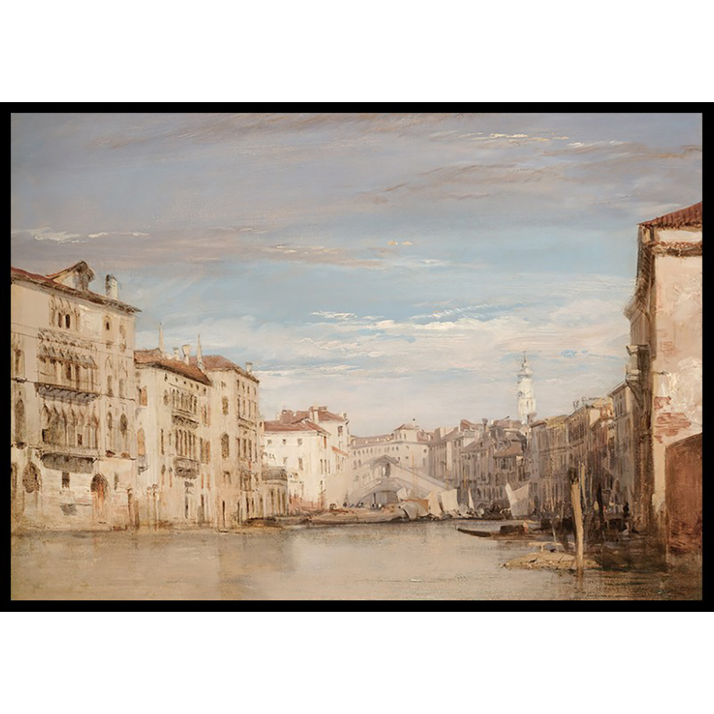 Poster Gallerix The Grand Canal Venice Looking Toward The Rialto By Richard Parkes Bonington